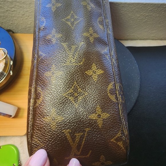 Louis Vuitton Trousse Toiletry Pouch Monogram 23 Brown Clutch GUC - Picture 4 of 15